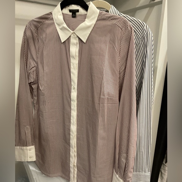 ANN TAYLOR bundle of 2 button downs shirts - Picture 3 of 9